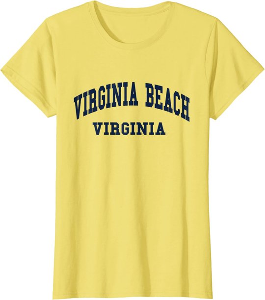 Virginia Beach - Virginia - Throwback Design - Classic T-Shirt