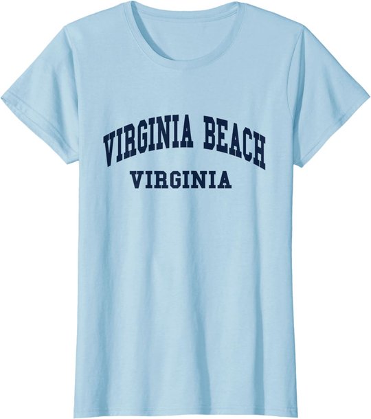 Virginia Beach - Virginia - Throwback Design - Classic T-Shirt