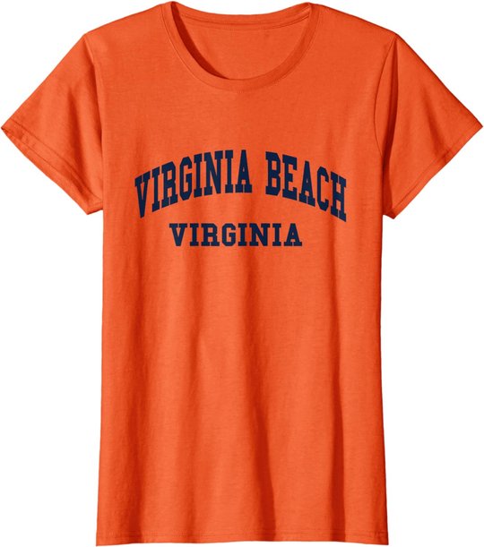 Virginia Beach - Virginia - Throwback Design - Classic T-Shirt