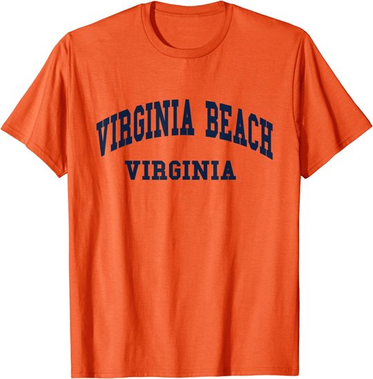 Virginia Beach - Virginia - Throwback Design - Classic T-Shirt