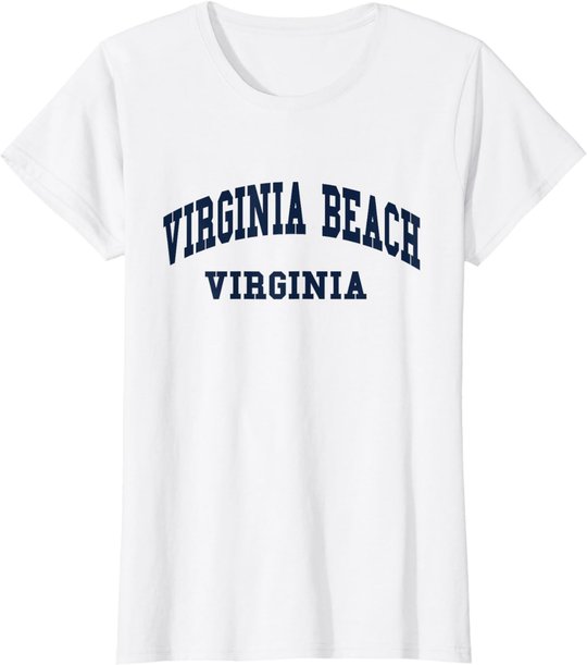 Virginia Beach - Virginia - Throwback Design - Classic T-Shirt