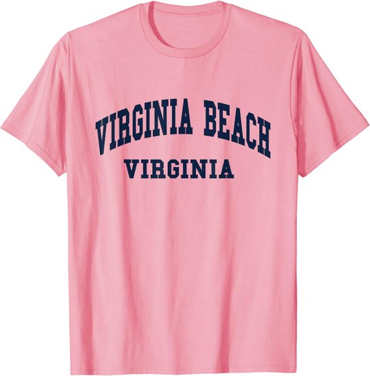 Virginia Beach - Virginia - Throwback Design - Classic T-Shirt