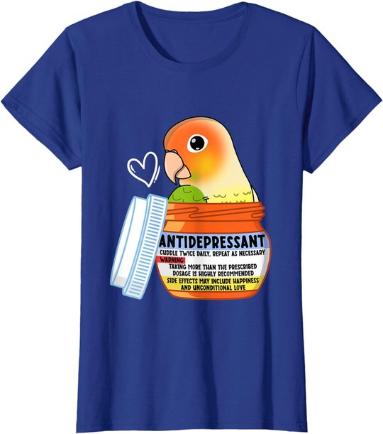 Cute Antidepressant Parrot I Green Cheek Pineapple Conure T-Shirt