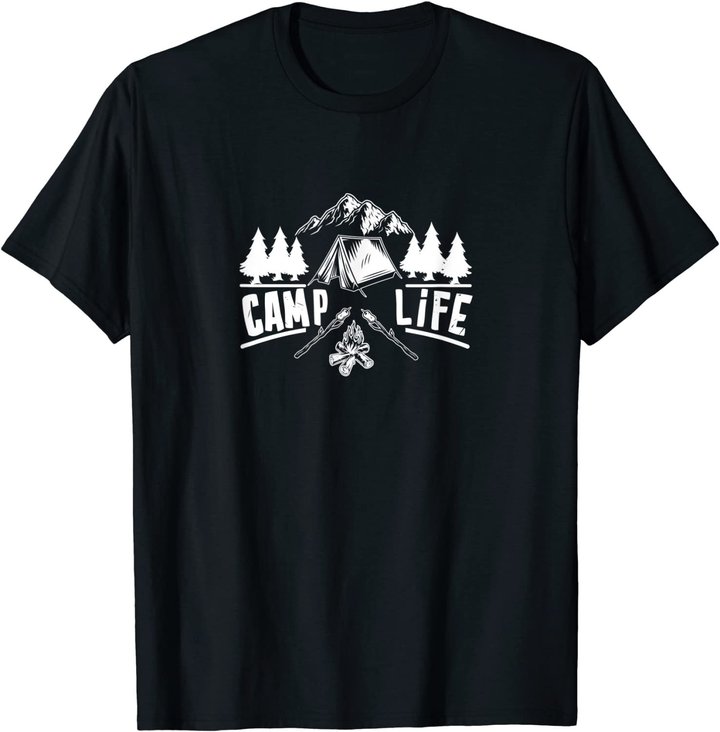 Camp Life Cool Camper Camp Camping T-Shirt