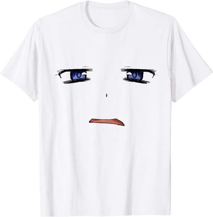 Kawaii Anime Face Shirt - Cute Japanese Costume T-Shirt Gift