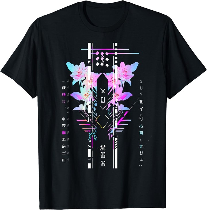 Futuristic Techwear Japanese Cyberpunk | Harajuku Streetwear T-Shirt