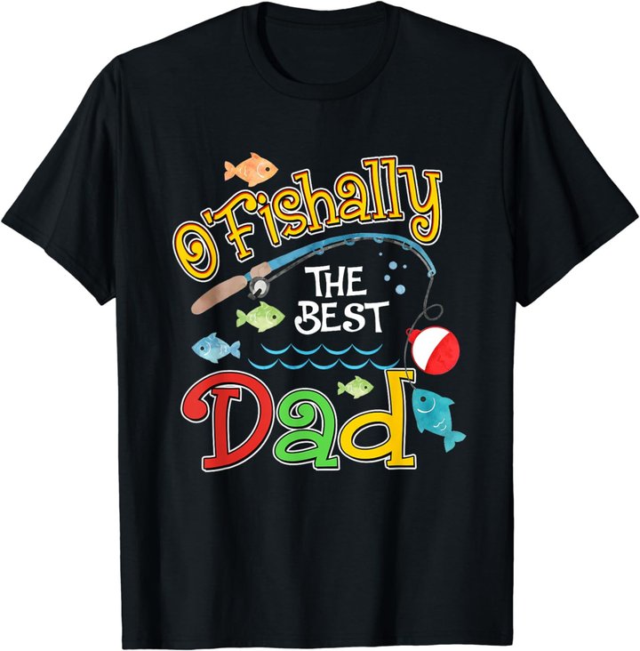 Mens Ofishally The Best Dad Father Of The Birthday Boy T-Shirt