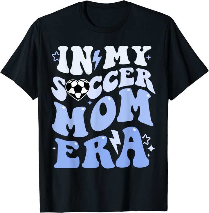 Groovy In My Soccer Mom Era Soccer Mom Of Boys T-Shirt