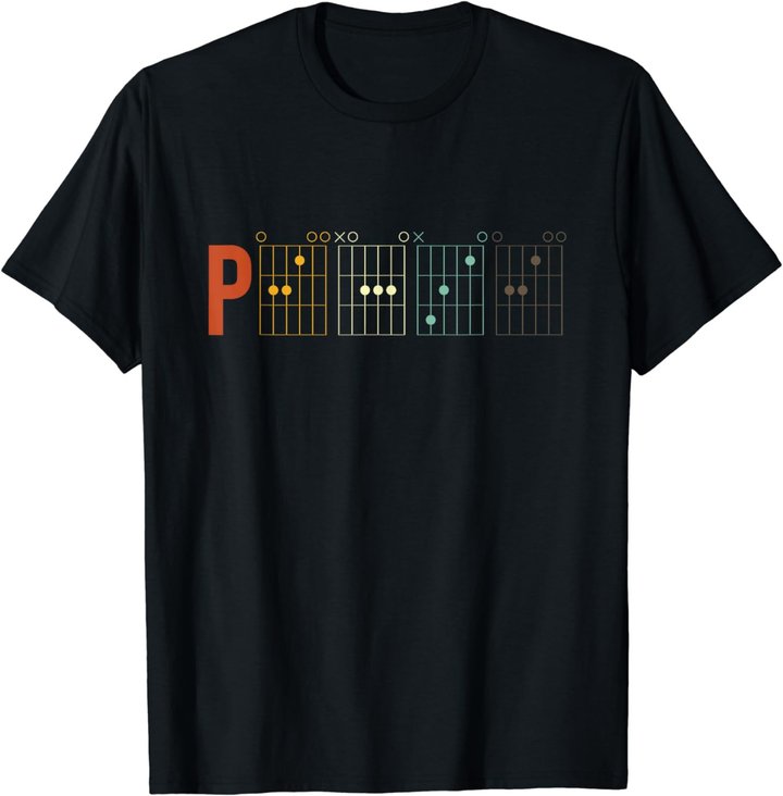 Peace Guitar Chords Guitar Music Guitar T-Shirt