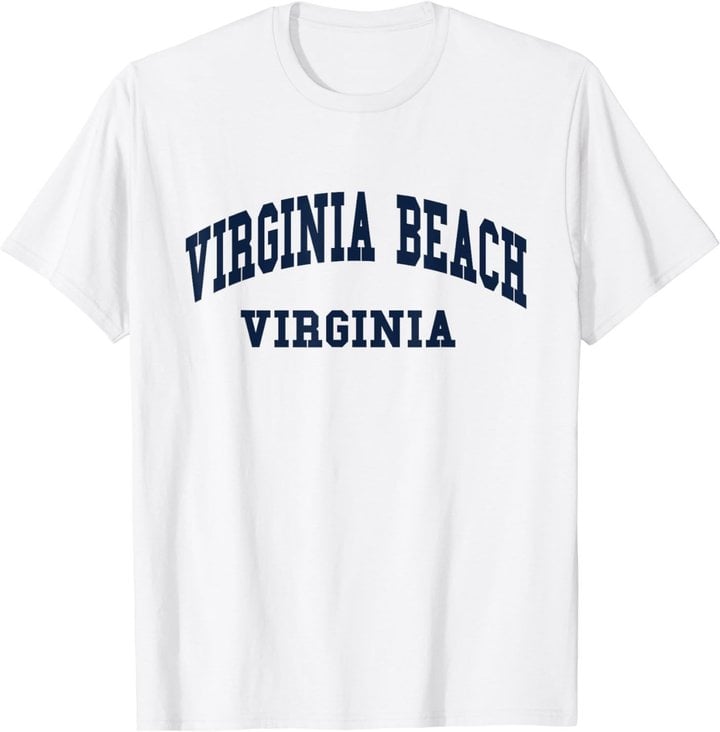 Virginia Beach - Virginia - Throwback Design - Classic T-Shirt