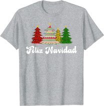 Family Matching Feliz Navidad Spanish Mexican Christmas T-Shirt