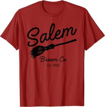 Salem Broom Company T Shirt, Salem Witch Shirt T-Shirt