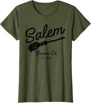 Salem Broom Company T Shirt, Salem Witch Shirt T-Shirt