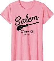 Salem Broom Company T Shirt, Salem Witch Shirt T-Shirt
