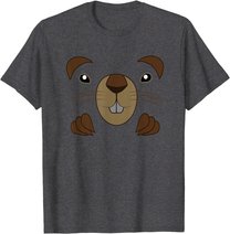 Funny Happy Groundhog Day Toddler Kids Men Women T-Shirt
