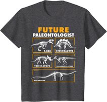 Future Paleontologist Dinosaur Fossil Paleontology kids boys T-Shirt