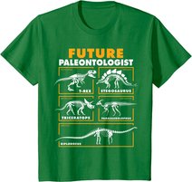 Future Paleontologist Dinosaur Fossil Paleontology kids boys T-Shirt