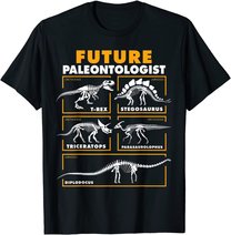 Future Paleontologist Dinosaur Fossil Paleontology kids boys T-Shirt