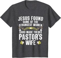 Cool Pastor Wife Art Women Girl Pastor Appreciation Preacher T-Shirt