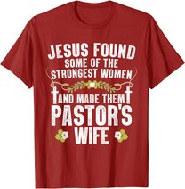 Cool Pastor Wife Art Women Girl Pastor Appreciation Preacher T-Shirt