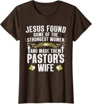 Cool Pastor Wife Art Women Girl Pastor Appreciation Preacher T-Shirt