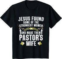 Cool Pastor Wife Art Women Girl Pastor Appreciation Preacher T-Shirt