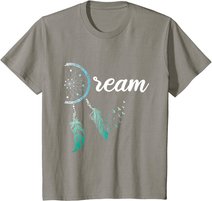 Indian Native American Dreamcatcher Boho Chic Dream Catcher T-Shirt