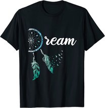 Indian Native American Dreamcatcher Boho Chic Dream Catcher T-Shirt