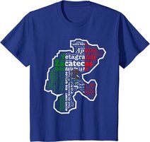 Zacatecas Mexico Mapa Bandera Mexicana State T-Shirt
