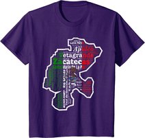 Zacatecas Mexico Mapa Bandera Mexicana State T-Shirt
