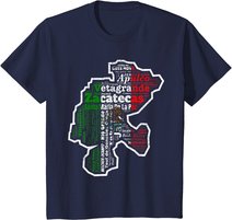 Zacatecas Mexico Mapa Bandera Mexicana State T-Shirt