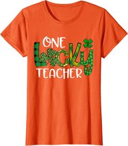 Shamrock One Lucky Teacher St. Patrick's Day School T-Shirt