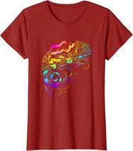 Chameleon Mandala Lizard Reptile Fossil Terrarium T-Shirt