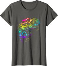 Chameleon Mandala Lizard Reptile Fossil Terrarium T-Shirt