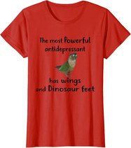 Green Cheek Conure Apparel, Most Antidepressant Parrot Bird T-Shirt