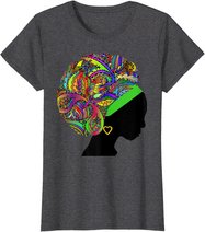 Beautiful Black Woman African American Black History T-Shirt