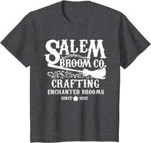Halloween Shirt Witch Womens Salem Broom Company T-Shirt