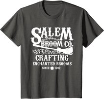 Halloween Shirt Witch Womens Salem Broom Company T-Shirt