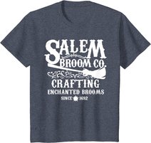 Halloween Shirt Witch Womens Salem Broom Company T-Shirt