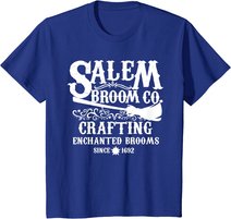 Halloween Shirt Witch Womens Salem Broom Company T-Shirt