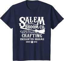 Halloween Shirt Witch Womens Salem Broom Company T-Shirt