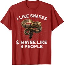 Funny Snake Design For Men Women Toddler Reptile Snake Lover T-Shirt