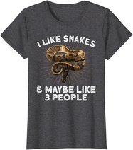 Funny Snake Design For Men Women Toddler Reptile Snake Lover T-Shirt