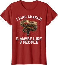 Funny Snake Design For Men Women Toddler Reptile Snake Lover T-Shirt
