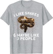 Funny Snake Design For Men Women Toddler Reptile Snake Lover T-Shirt