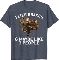 Funny Snake Design For Men Women Toddler Reptile Snake Lover T-Shirt