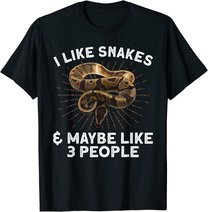 Funny Snake Design For Men Women Toddler Reptile Snake Lover T-Shirt
