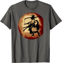 Retro Japanese Asian Inspired Samurai Vintage Gift T-Shirt
