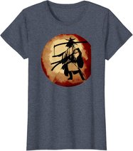 Retro Japanese Asian Inspired Samurai Vintage Gift T-Shirt