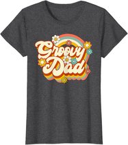 Retro Groovy Dad Family Birthday 60s 70s Hippie Costume T-Shirt